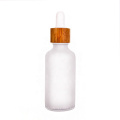 50ml frosted glass bottle for essential oil with wooden dropper